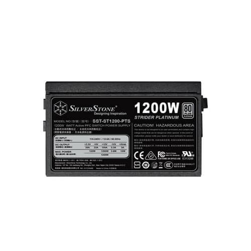 SilverStone ST1200-PTS 1200 Watt 80 Plus Platinum SMPS