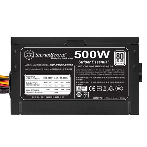 SilverStone SST-ST50F-ES230 500 Watt 80 Plus White SMPS