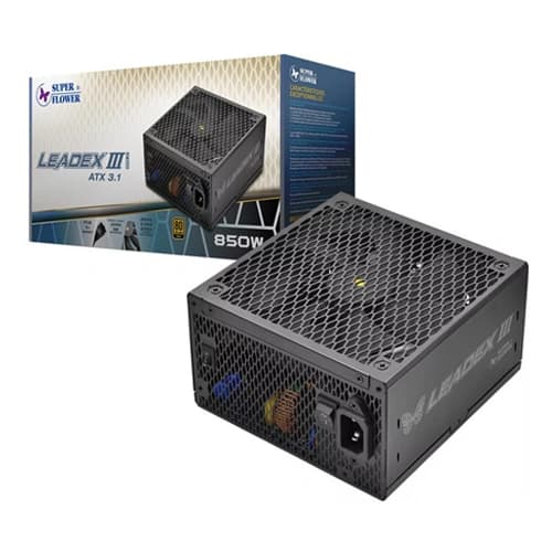 Super Flower Leadex III Gold 850W ATX3.1 Fully Modular Smps
