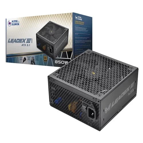 Super Flower Leadex III Gold 850W ATX3.1 Fully Modular SMPS