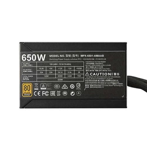 Cooler Master Masterwatt 650W