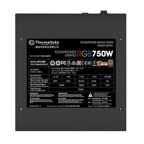 Thermaltake TOUGHPOWER GRAND RGB 750W Gold