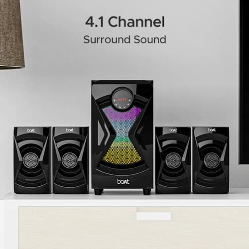 boAt Blitz 1500 Pro 4.1 Channel RGB LED Multi-Connectivity Speaker