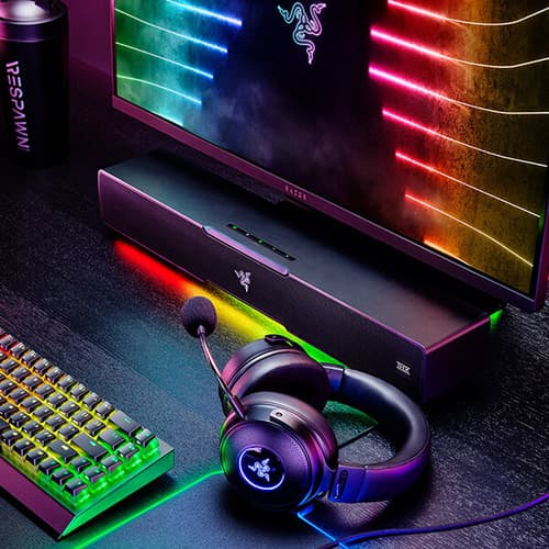 Razer Leviathan V2 PC Gaming Soundbar with Subwoofer
