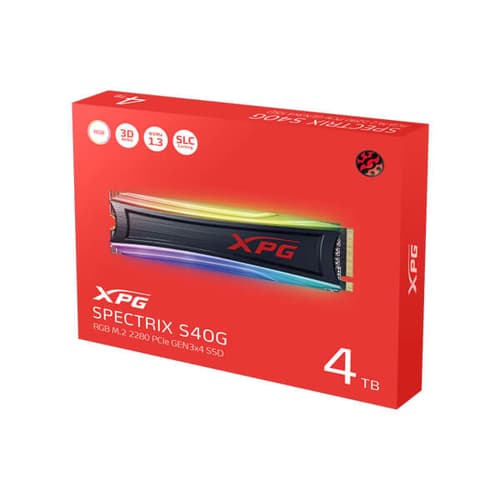 Adata XPG Spectrix S40G RGB 4TB M.2 NVMe Internal SSD
