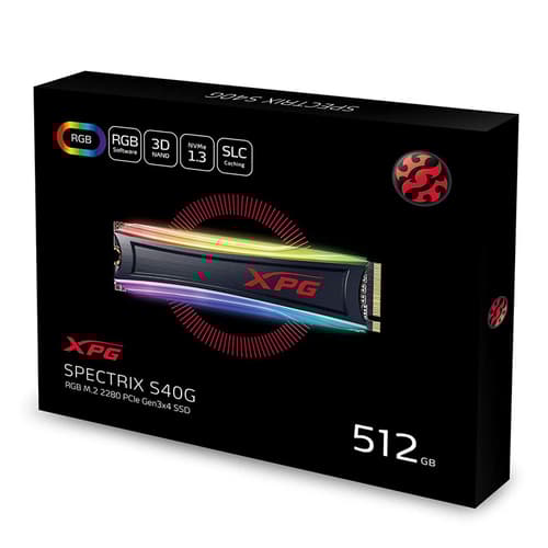 Adata XPG Spectrix S40G RGB 512GB M.2 NVMe