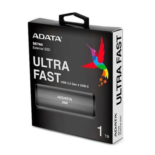 Adata SE760 1TB Titanium Gray External SSD