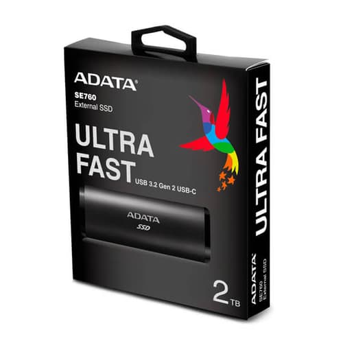 Adata SE760 2TB Black External SSD