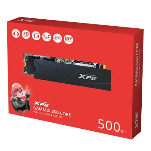 ADATA XPG Gammix S50 Core 500GB NVMe Gen4 SSD