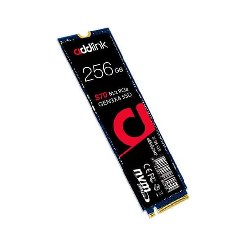 Addlink S70 256GB M.2 NVMe Internal SSD (AD256GBS70M2P)