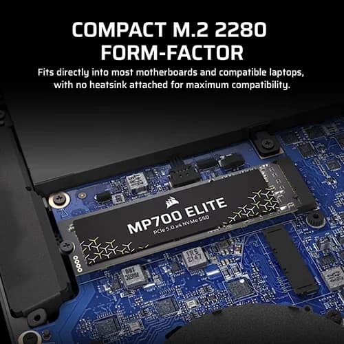 Corsair MP700 Elite 1TB NVMe Gen5 SSD