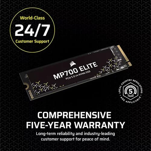 Corsair MP700 Elite 1TB NVMe Gen5 SSD