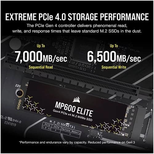 Corsair MP600 Elite 2TB NVMe Gen4 SSD