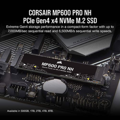 Corsair MP600 PRO NH 2TB M.2 NVMe Gen4 Internal SSD