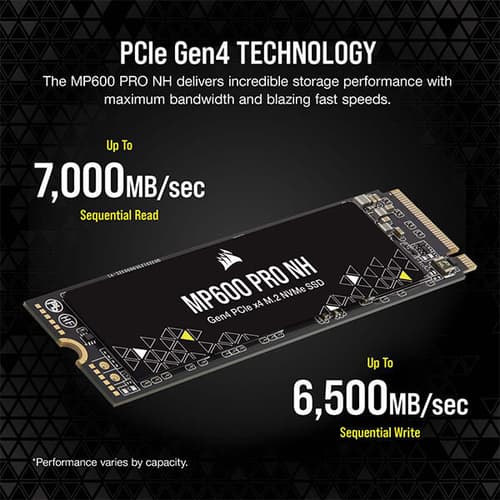 Corsair MP600 PRO NH 2TB M.2 NVMe Gen4 Internal SSD