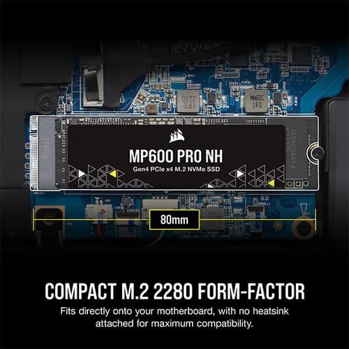 Corsair MP600 PRO NH 2TB M.2 NVMe Gen4 Internal SSD