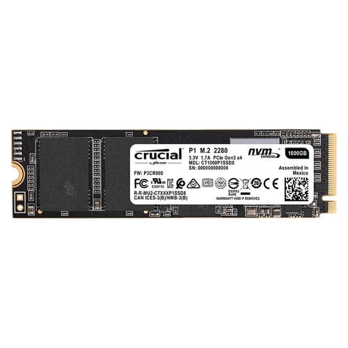 Crucial P1 1000GB M.2 NVMe