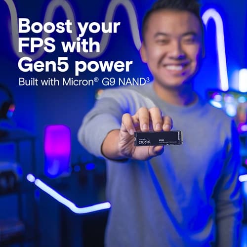 Crucial P510 1TB NVMe Gen5 SSD