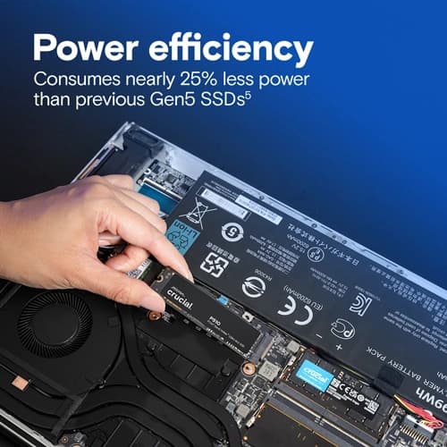 Crucial P510 1TB NVMe Gen5 SSD