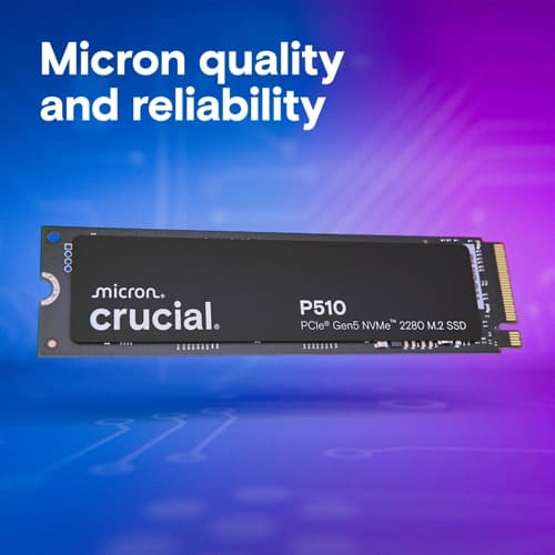 Crucial P510 1TB NVMe Gen5 SSD