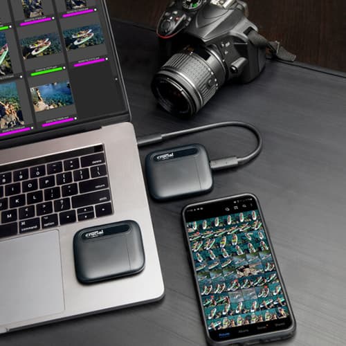Crucial X6 1TB Portable External SSD