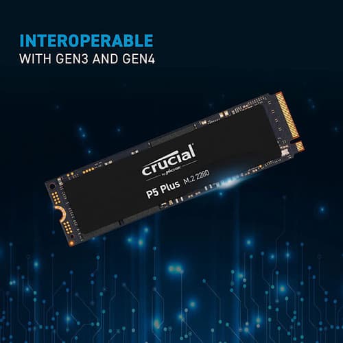 Crucial P5 Plus 2TB M.2 NVMe Gen4 Internal SSD
