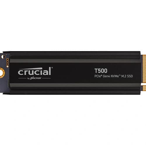 Crucial T500 2TB NVMe Gen4 SSD with Heatsink
