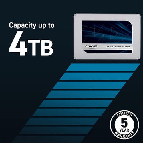 Crucial MX500 4TB Internal SSD