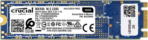 Crucial MX500 500GB M.2 Internal Ssd