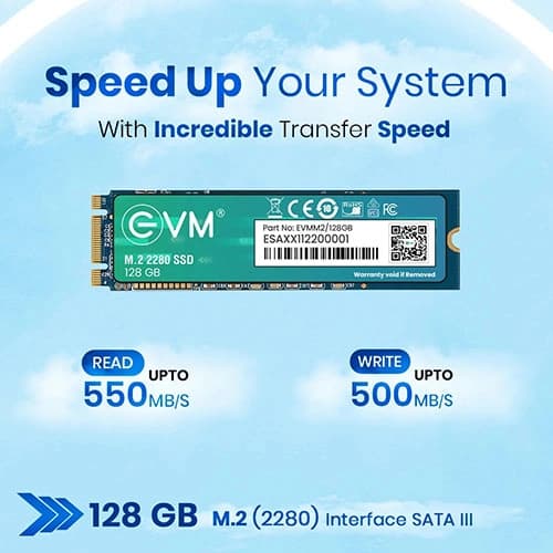 EVM 128GB M.2 SATA SSD