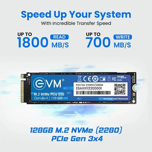 EVM 128GB NVMe Gen3 SSD