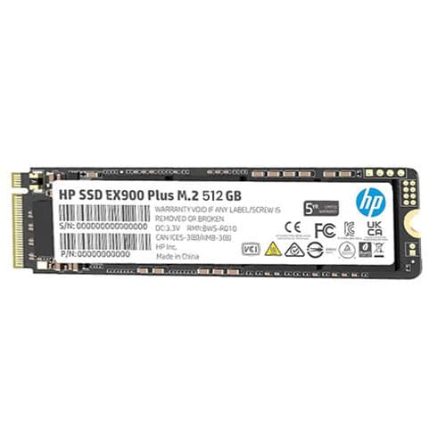 HP EX900 Plus 512GB NVMe Gen3 SSD