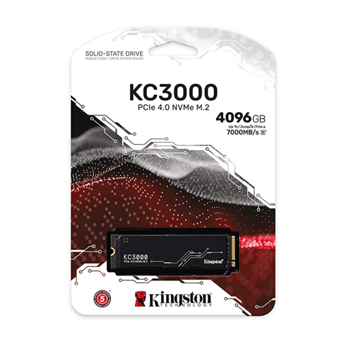 Kingston KC3000 4096GB NVMe Gen4 SSD