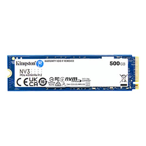 Kingston NV3 500GB NVMe Gen4 SSD