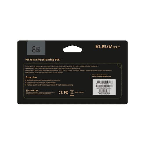 Klevv Bolt 8GB (8GBx1) DDR4 3000MHz