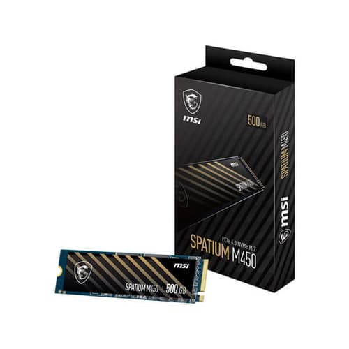 MSI Spatium M450 500GB M.2 NVMe Gen4 SSD