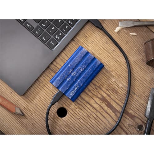 Samsung T7 Shield Blue 1TB  Portable External SSD