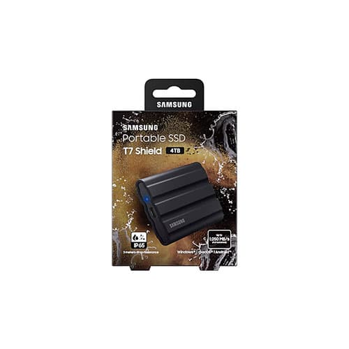 Samsung T7 Shield Black 4TB Portable External SSD