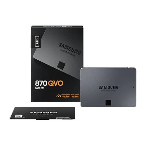 Samsung 870 QVO 4TB Internal SSD (MZ-77Q4T0BW)