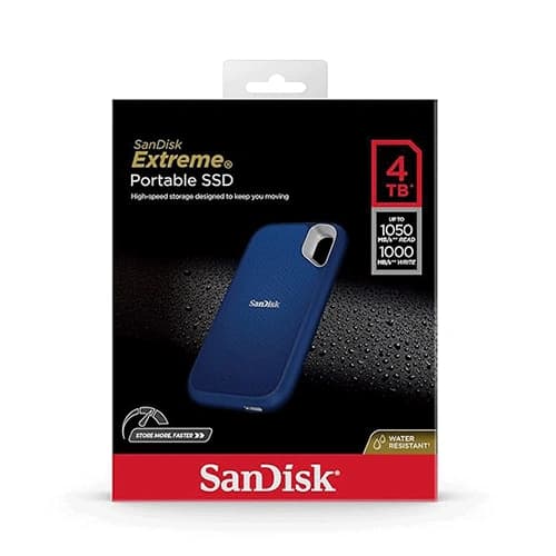 SanDisk E61 4TB Royal Blue Extreme Portable SSD