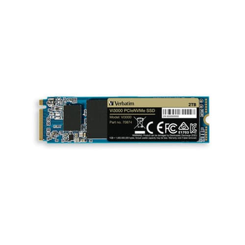 Verbatim Vi3000 2TB M.2 NVMe Internal SSD