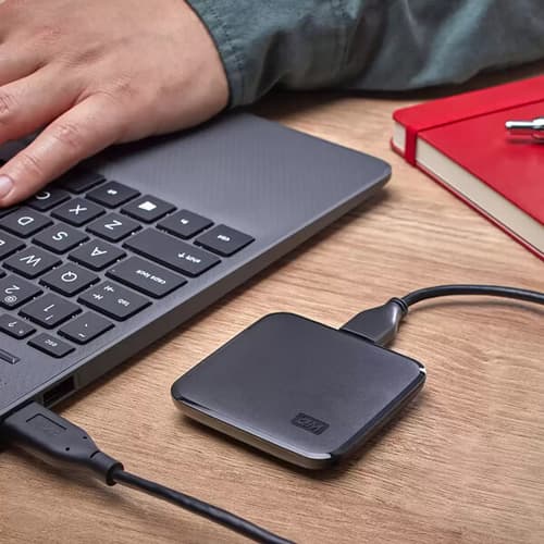 Western Digital Elements SE 1TB Black External SSD
