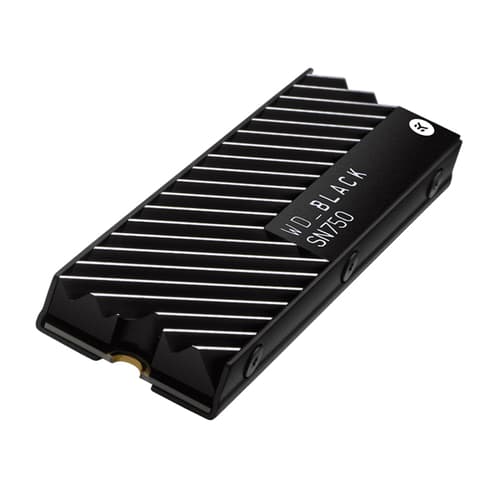 WD Black SN750 500GB NVMe Gen3 SSD With Heatsink
