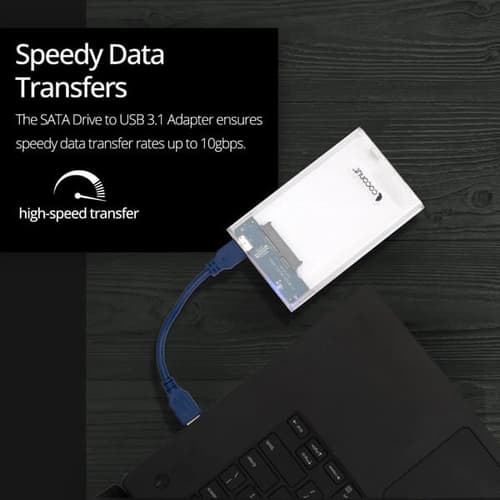 Coconut SC07 2.5 Inch SSD/HDD Sata Casing Transparent Hard Disk Enclosure