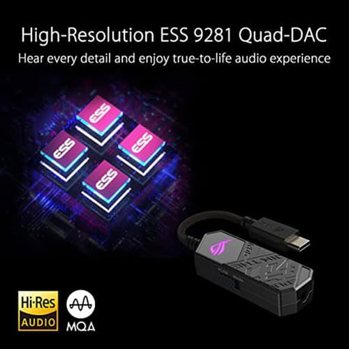 Asus ROG Clavis USB-C to 3.5 mm Gaming DAC