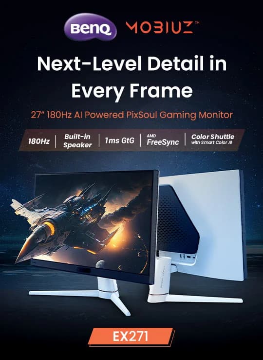 BenQ Mobiuz EX271 27 Inch Gaming Monitor