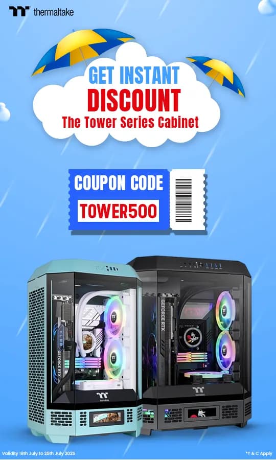 Thermaltake Tower Series Cabinet  Offer