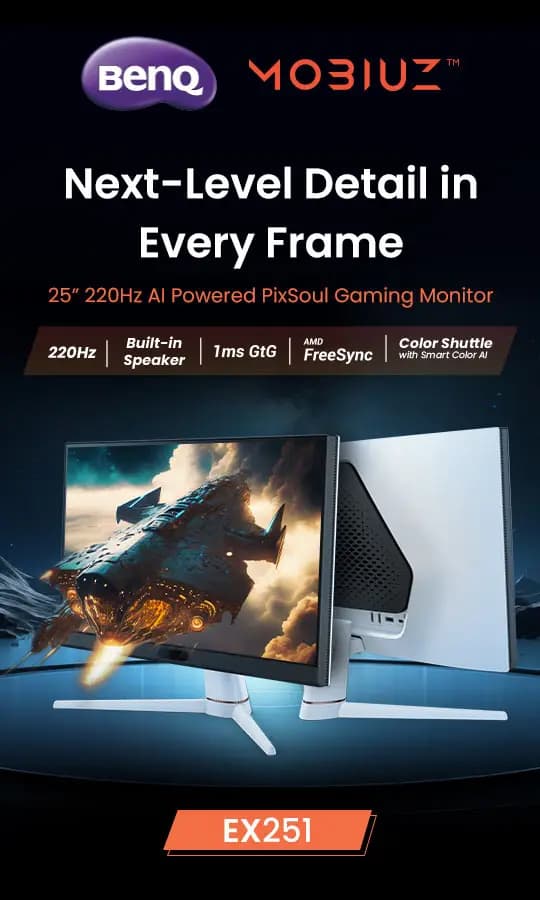 BenQ MOBIUZ EX251 25 Inch Gaming Monitor