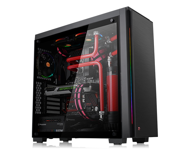 Thermaltake VERSA C23 Tempered Glass RGB (Black)