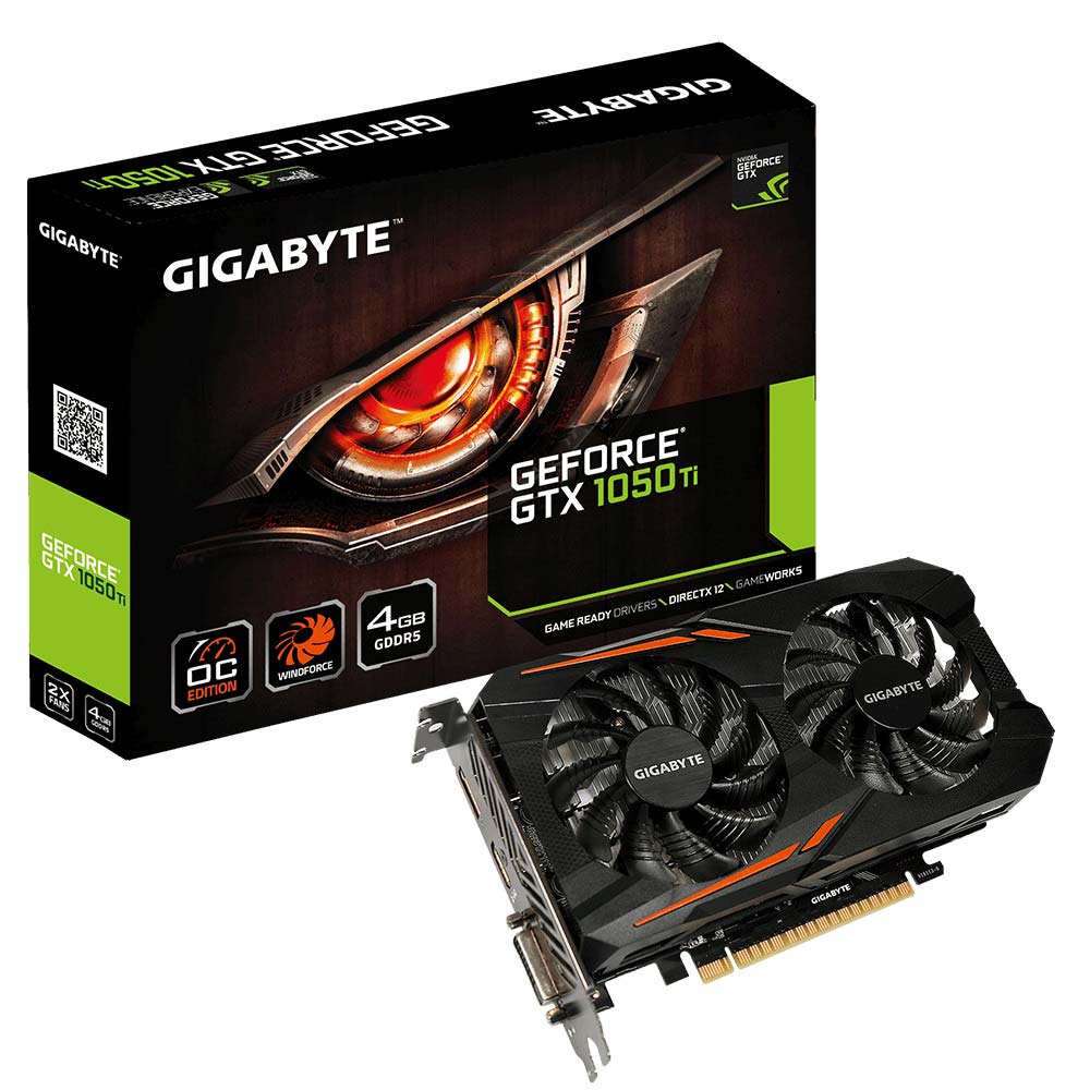 Gigabyte GTX 1050 TI OC Edition 4GB